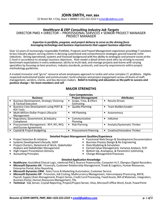 healthcare resume templates