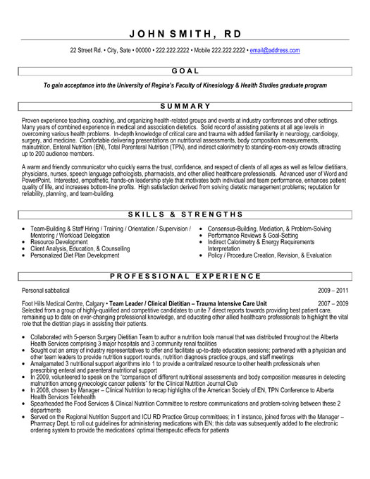 Student Resume Template