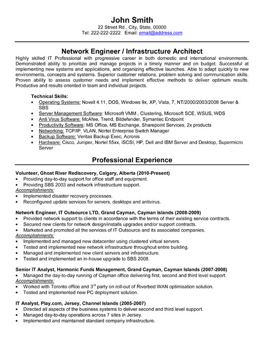 Information technology resume objective