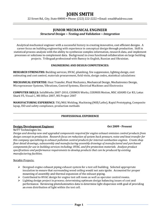 resume mechanical engineer toyota #4 resume mechanical engineer toyota #4