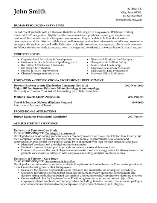 Resume examples in sales marketing