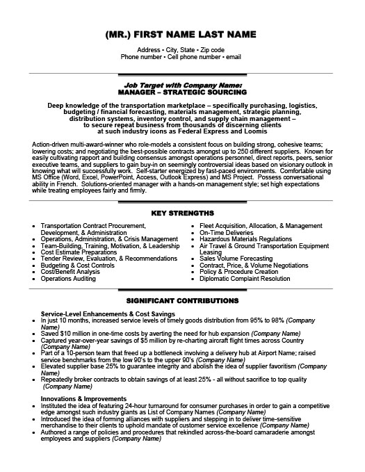 Personnel resume
