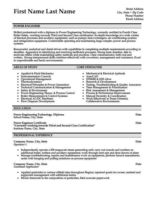 Mechanical engineer resume samples experienced