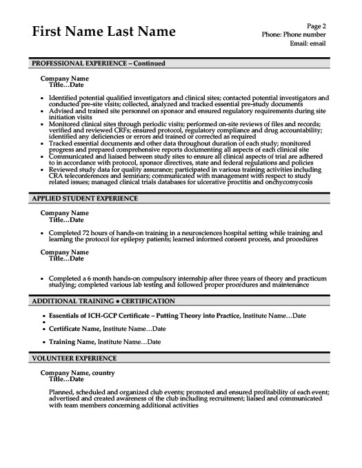 cover letter research istant resume research cover letter clinical research associate resume example