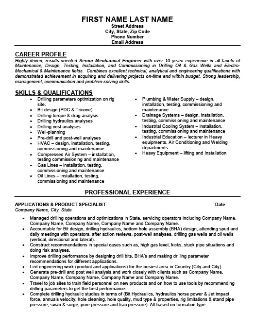 Resume for accounts receivables