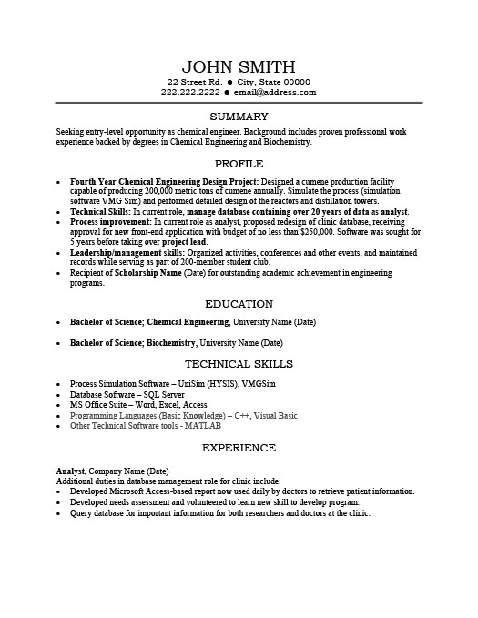 Sample clinical data analyst resume