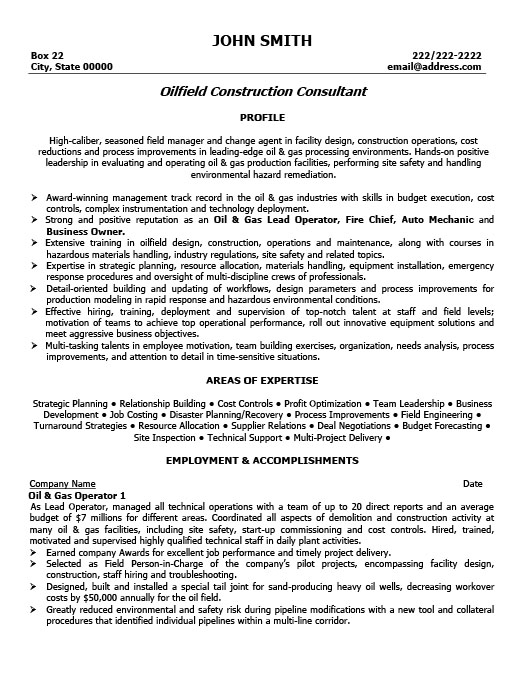 oilfield-construction-consultant-resume-template-premium-resume